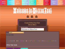 Tablet Screenshot of mirrortext.net